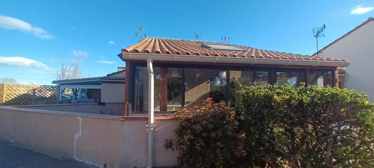 Patios De La Mer Villa A 200 M De La Plage- Clim - Wifi - Parking Saint-Cyprien  Exterior photo